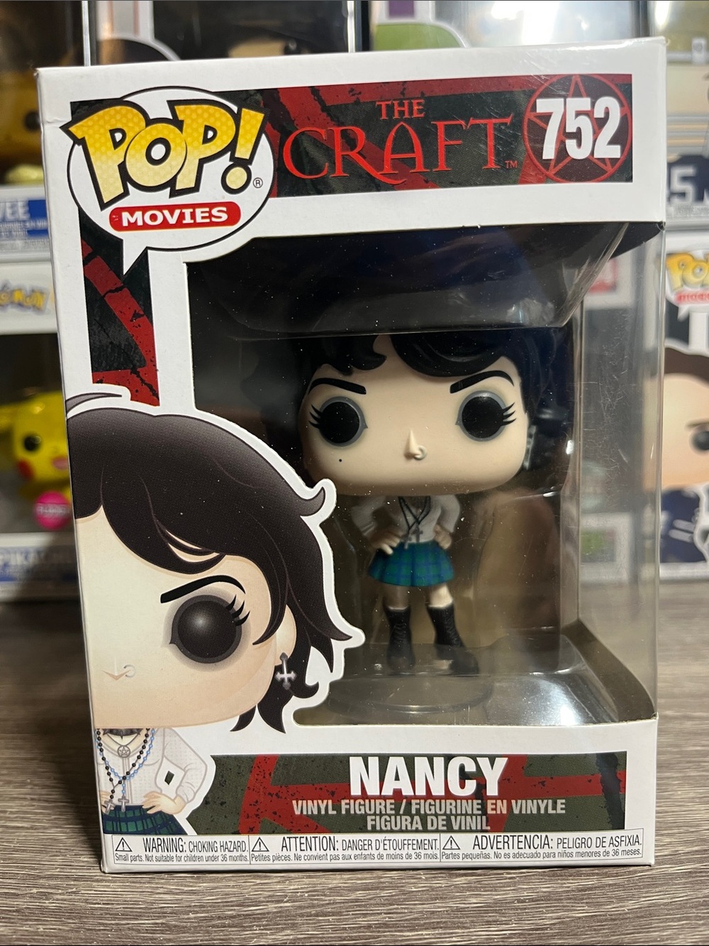 Funko POP! Movies The Craft - Nancy Vinyl Figure (Black Hair, Teal Skirt)